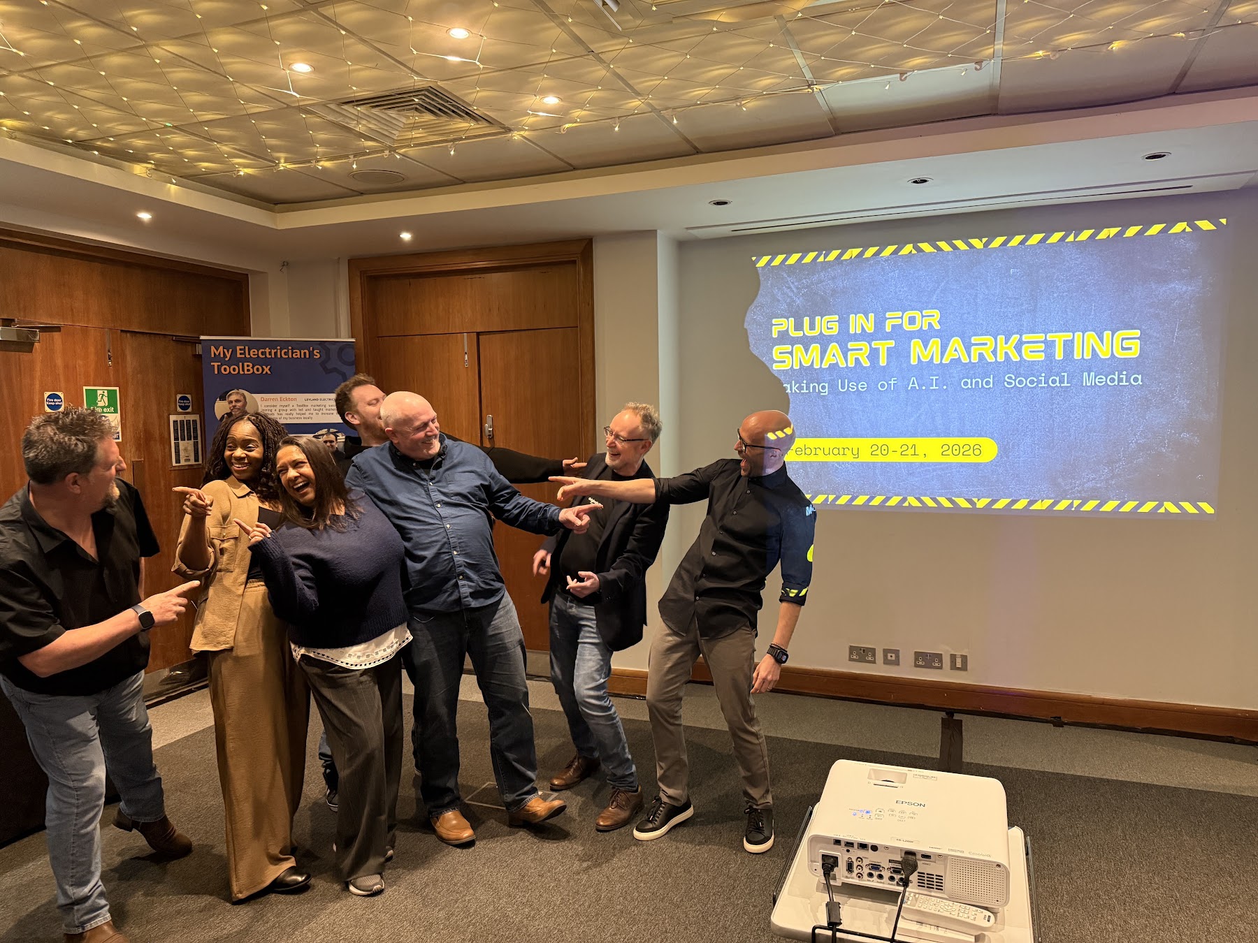 Live training for self employed electricians.